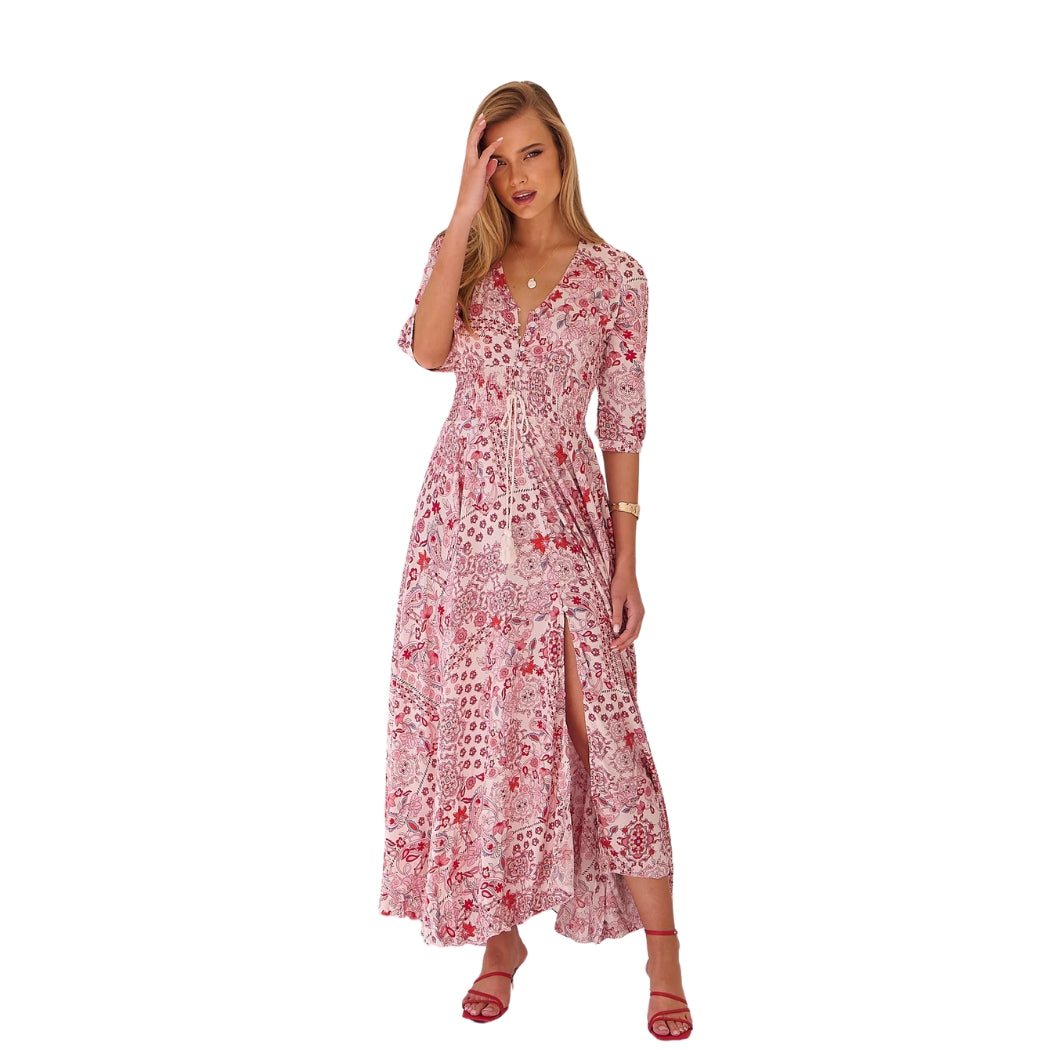 Jaase Indiana Ruby Red Maxi Dress