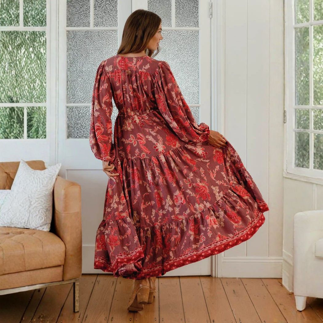 Jaase Teresa Maxi Dress Ziggy Print