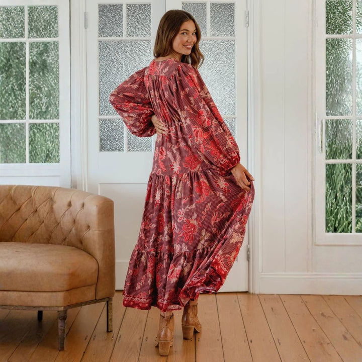 Jaase Teresa Maxi Dress Ziggy Print