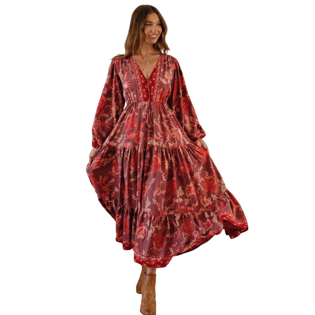 Jaase Teresa Maxi Dress Ziggy Print