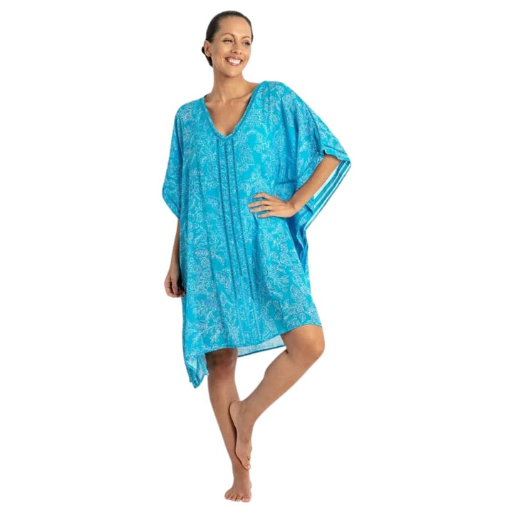 Jantzen Esperance V-Neck Kaftan Aqua