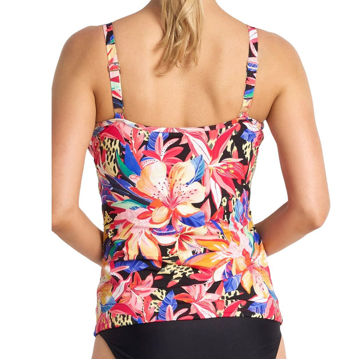 Jantzen Mandalay Frill Crossover Singlet Black