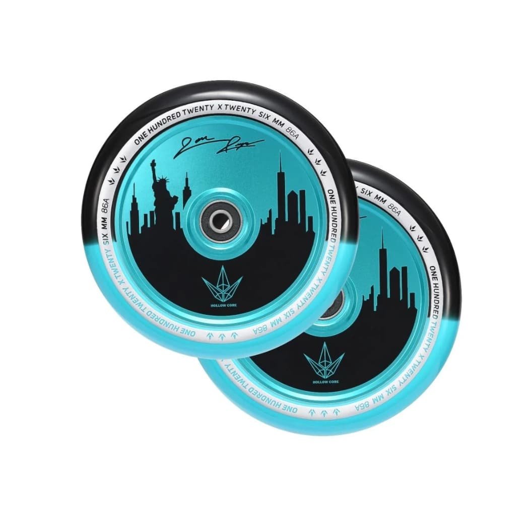 Jon Reyes Logo Jon Reyes Signature 120mm Wheels Set Black Teal – Jungle Surf Shop
