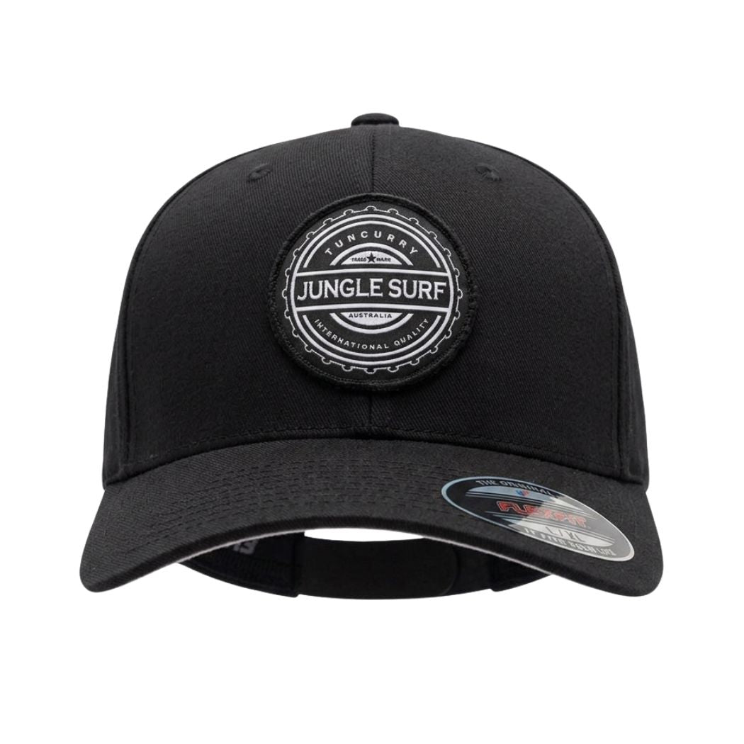 Jungle Surf 6277 Indo Flexfit Cap Black
