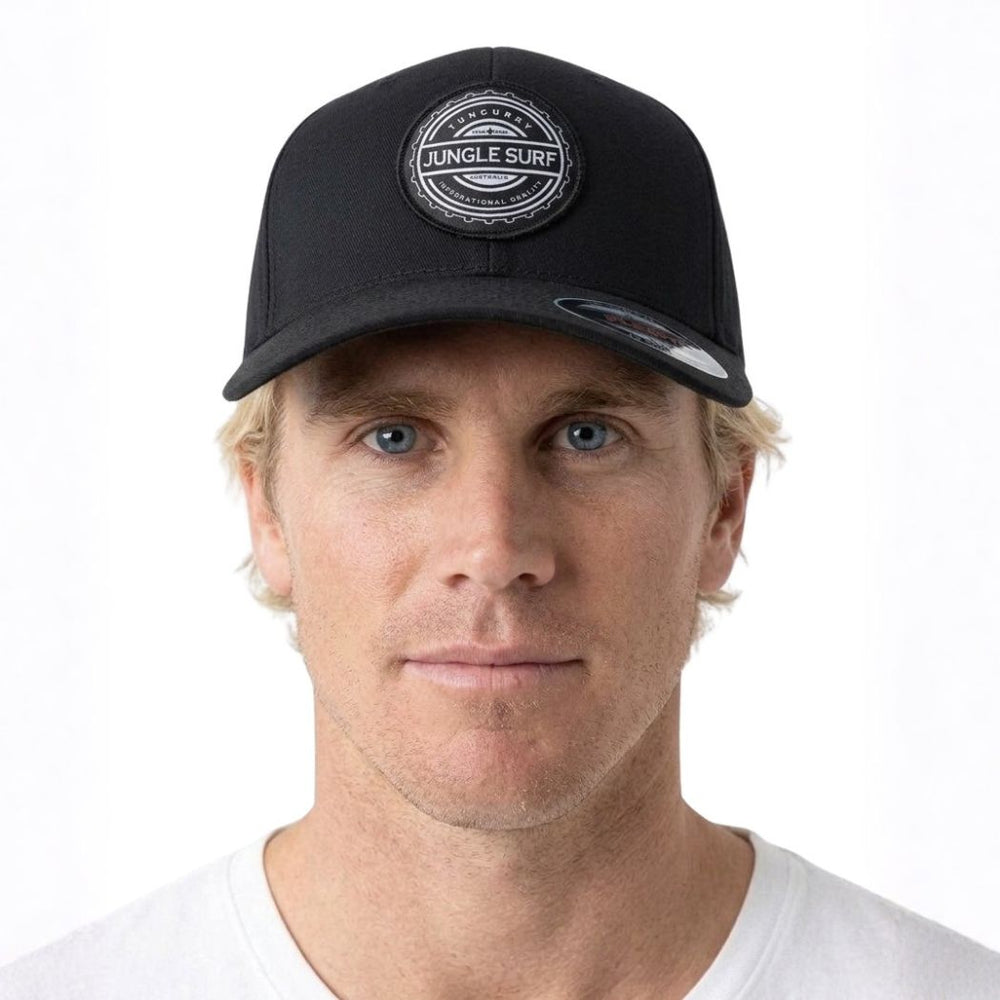 Jungle Surf 6277 Indo Flexfit Cap Black