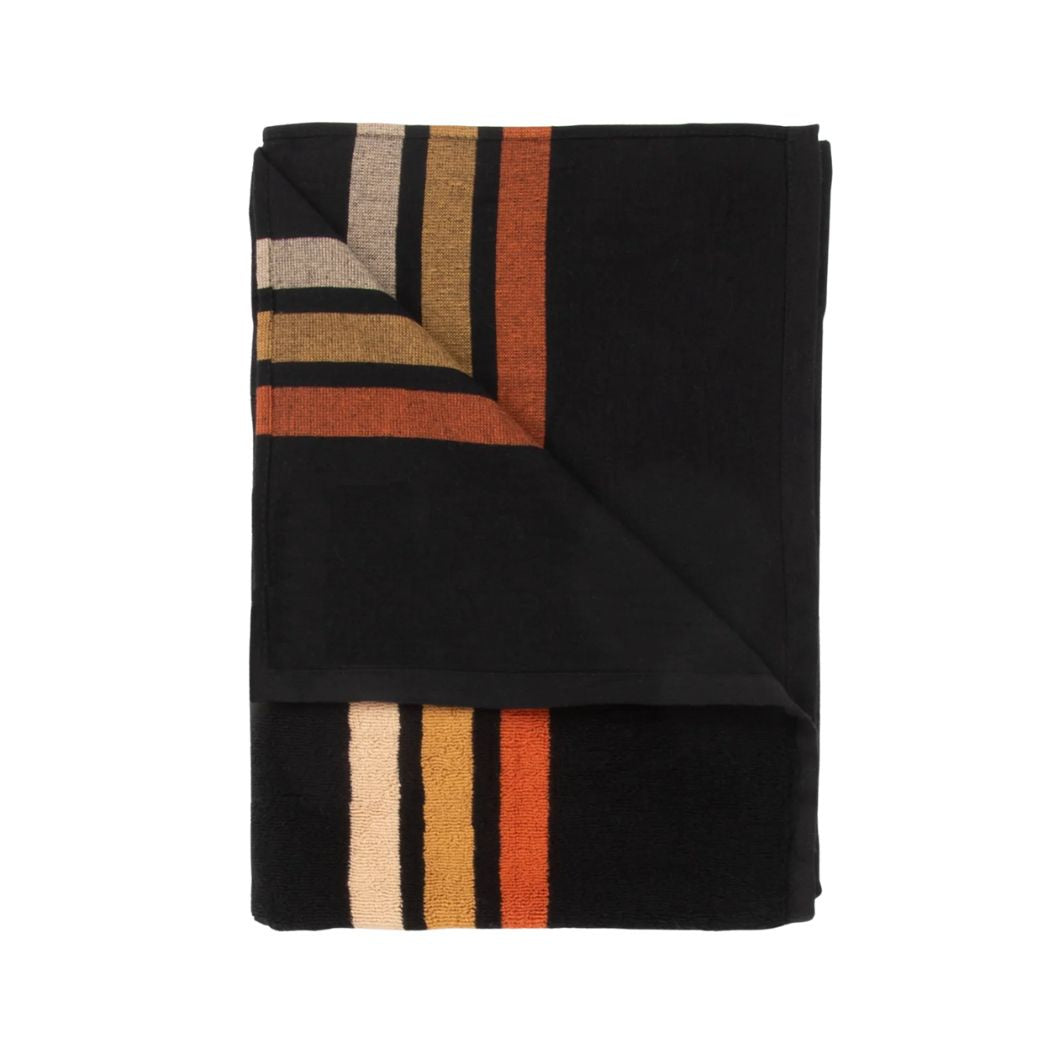 Layday Pontoon Towel Black