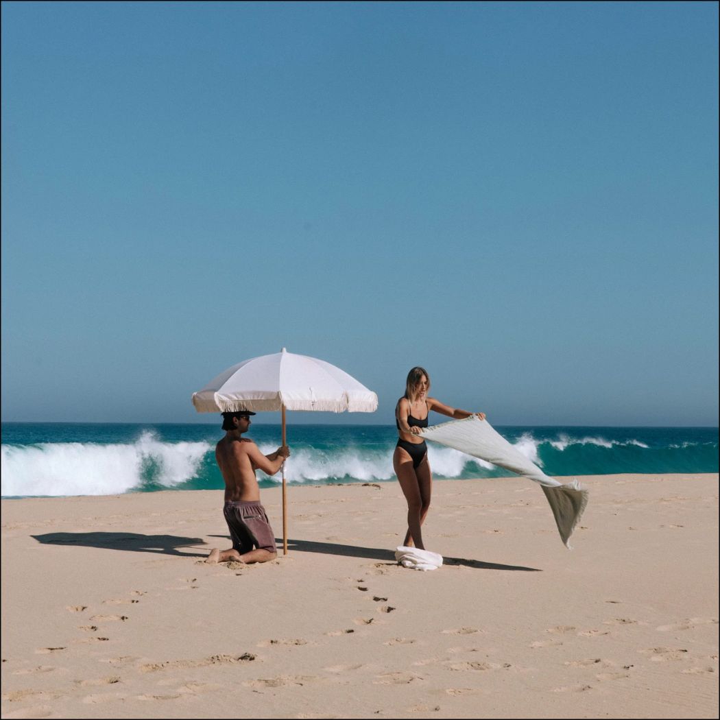 Layday Coast Umbrella Sand Stripe