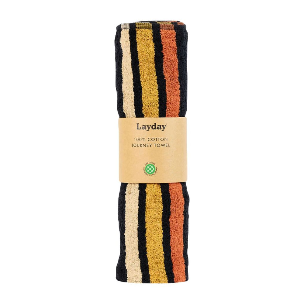 Layday Pontoon Towel Black