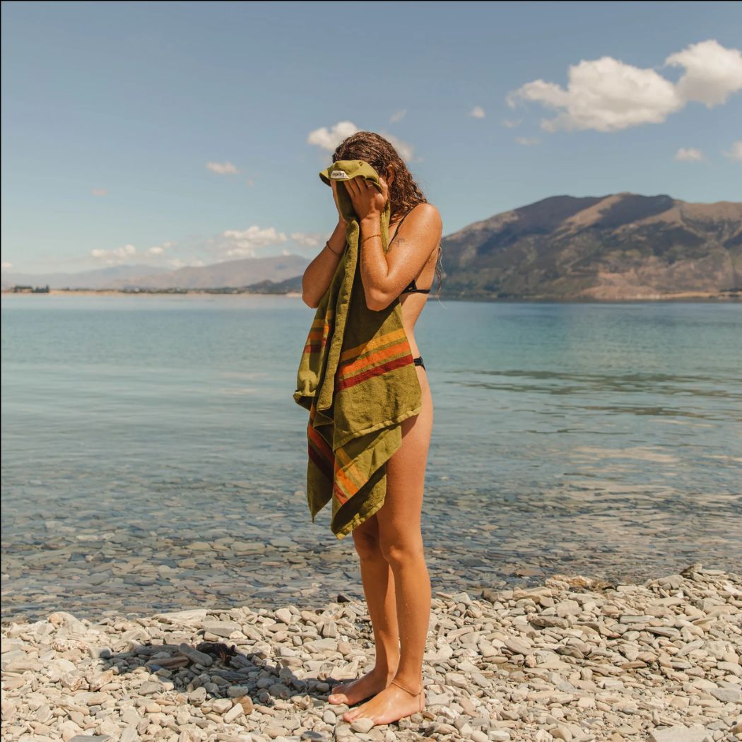 Layday Pontoon Towel Meadow