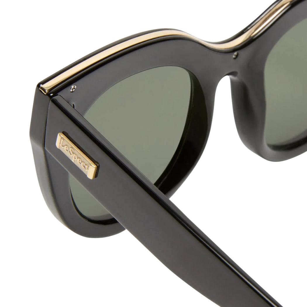 Le Specs Air Heart Black Gold