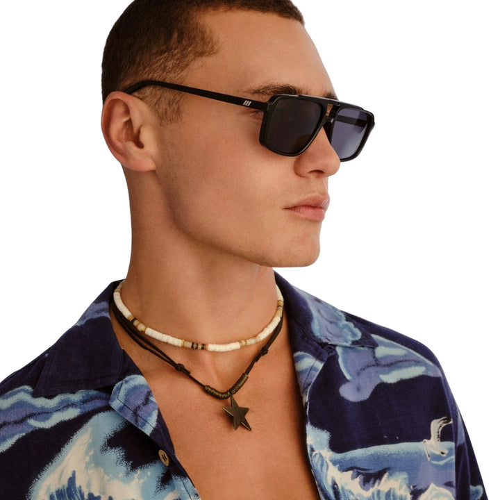 Le Specs Le Gars Black Smoke Mono Polar