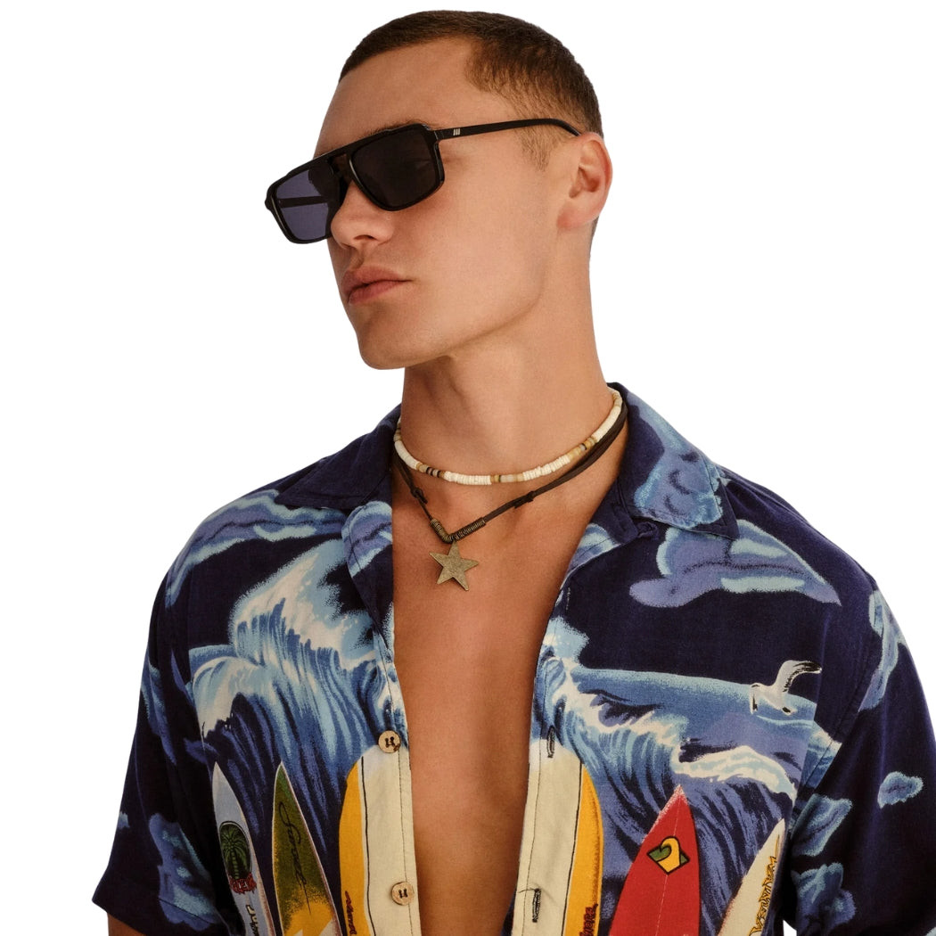 Le Specs Le Gars Black Smoke Mono Polar