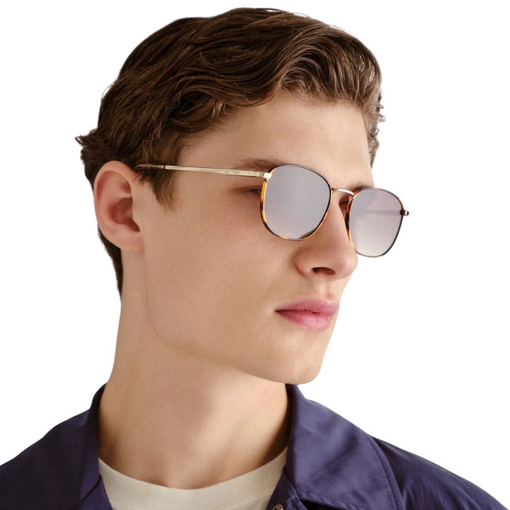 Le Specs Neptune Deux Bright Gold Tort