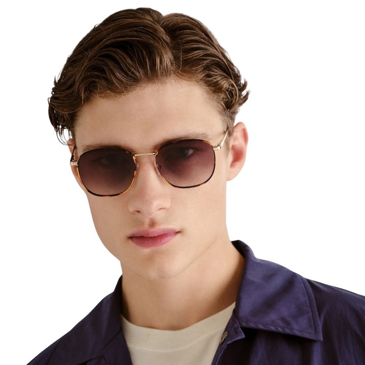 Le Specs Neptune Deux Bright Gold Tort