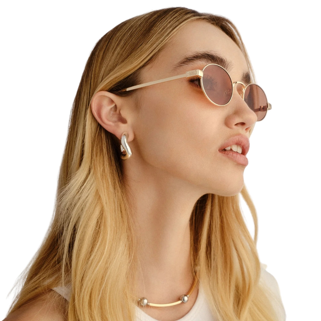 Le Specs Poseidon Deux Gold Chocolate Mono