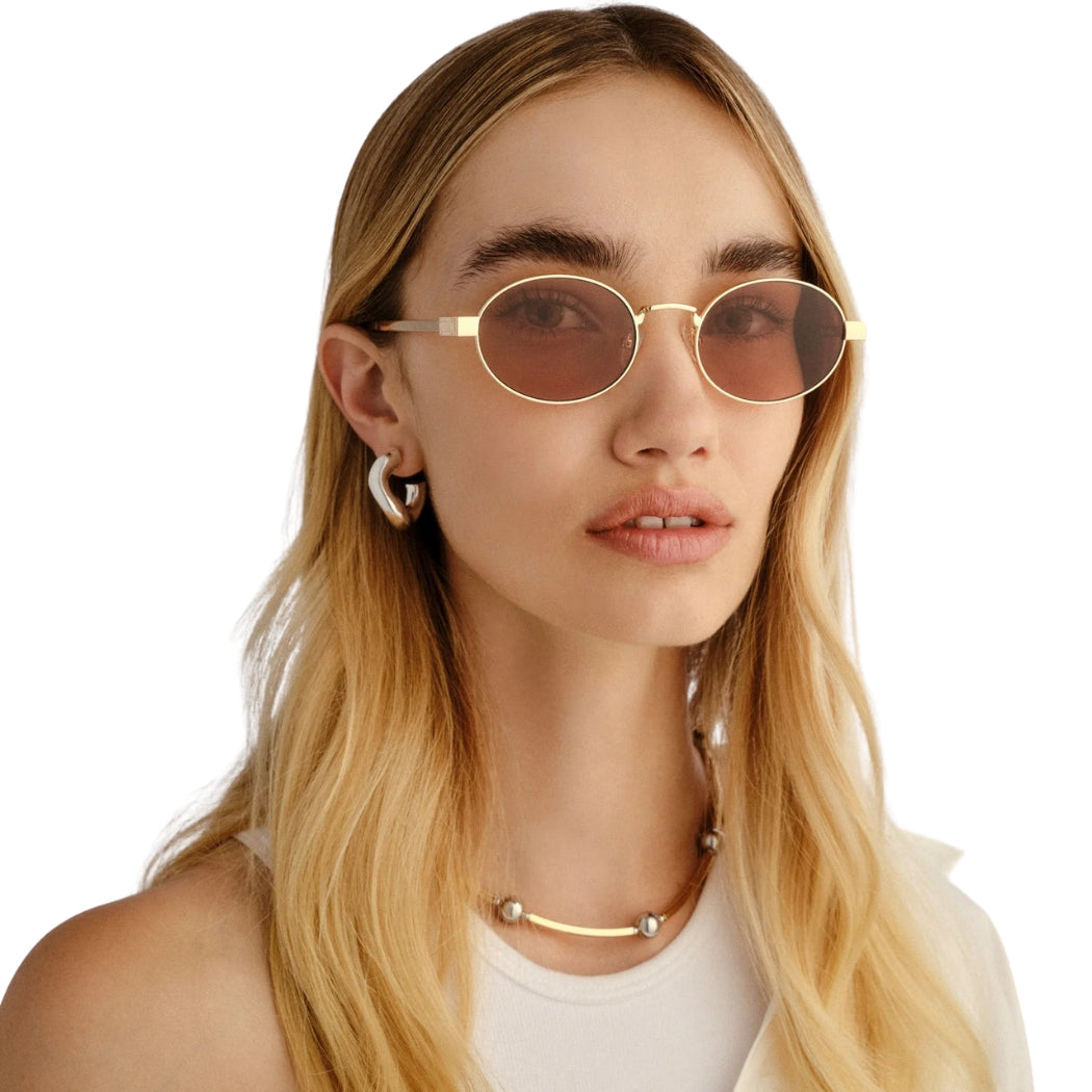 Le Specs Poseidon Deux Gold Chocolate Mono