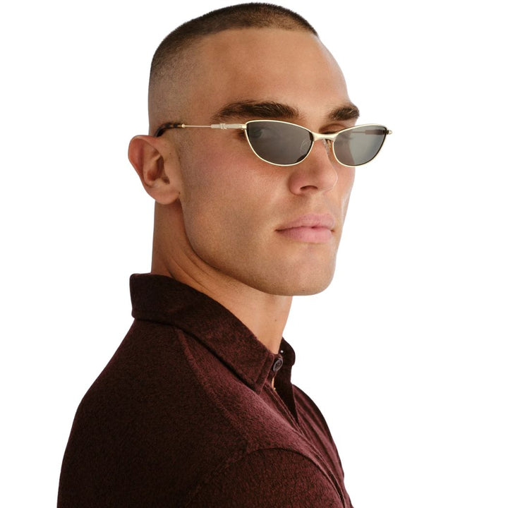 Le Specs Thorned Gold Khaki Mono