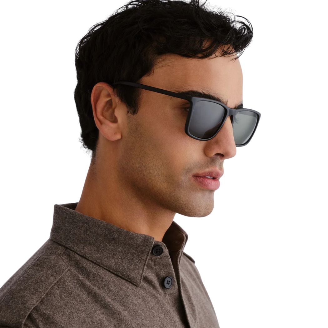 Le Specs Tweedledum Matte Black Polar
