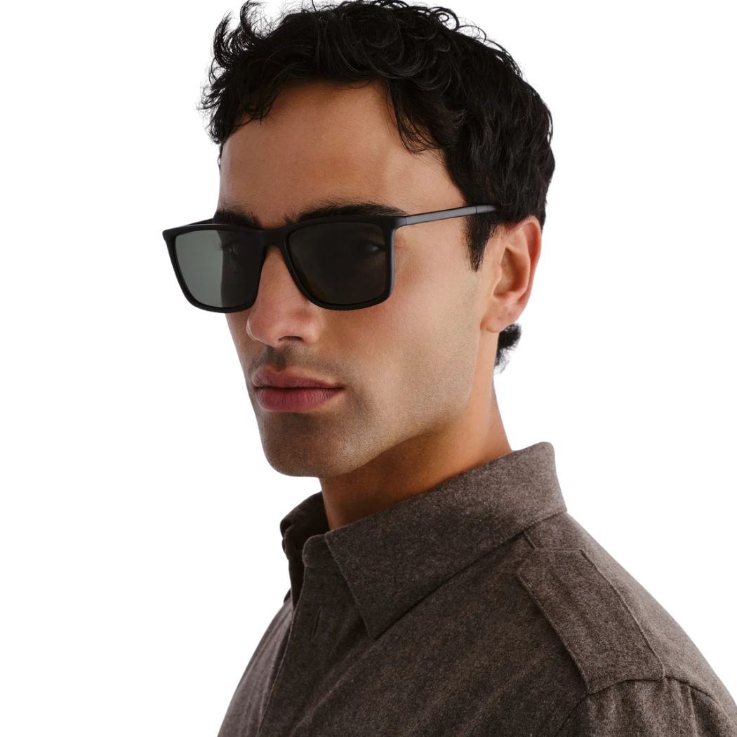 Le Specs Tweedledum Matte Black Polar