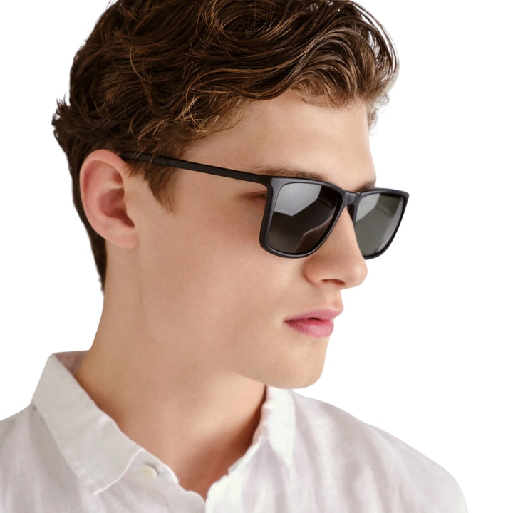 Le Specs Tweedledum Matte Black Polar