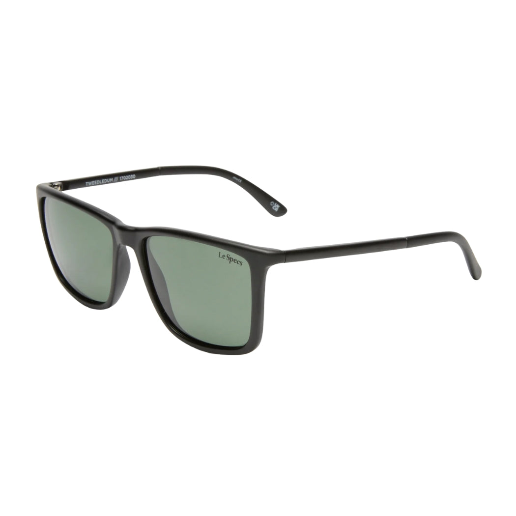 Le Specs Tweedledum Matte Black Polar