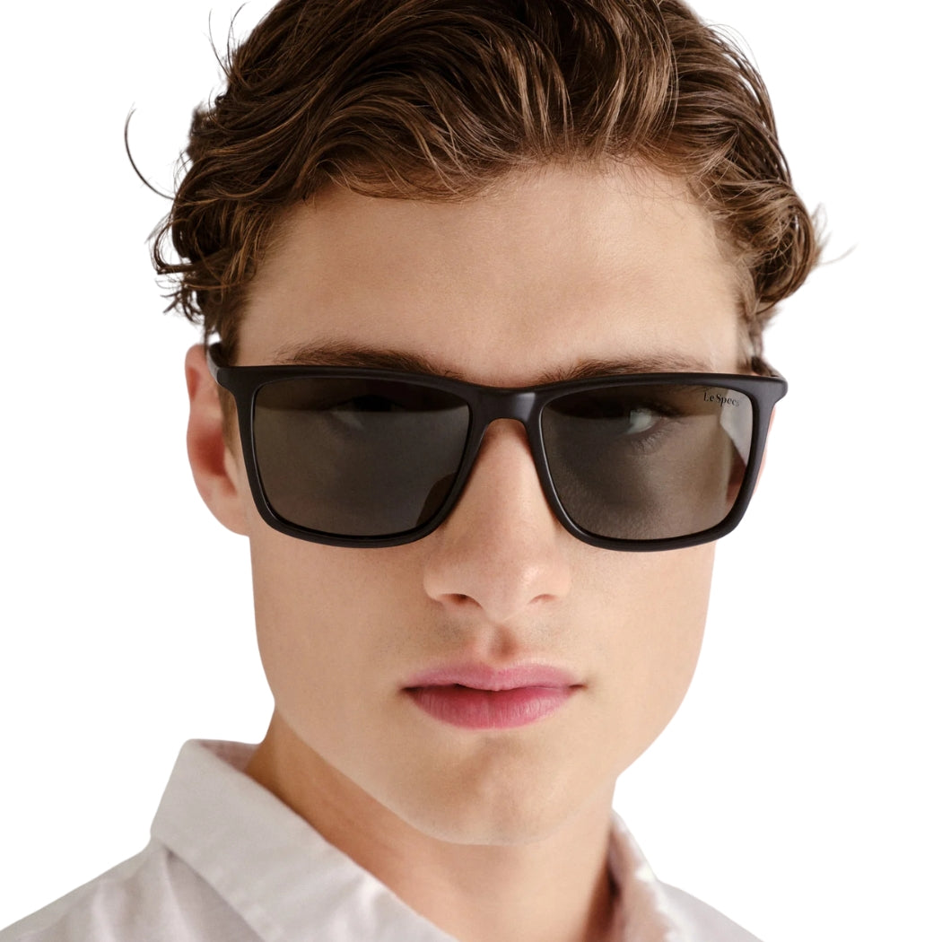 Le Specs Tweedledum Matte Black Polar