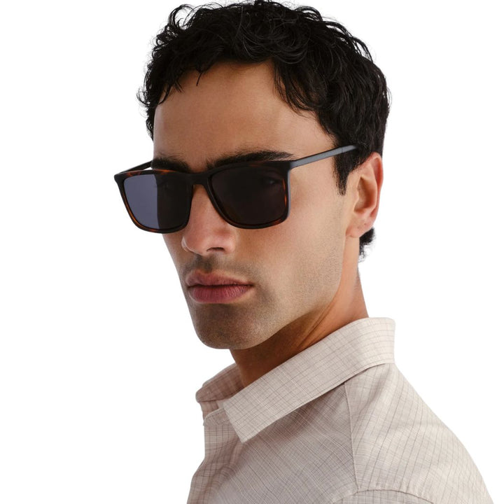 Le Specs Tweedledum Matte Tort Black