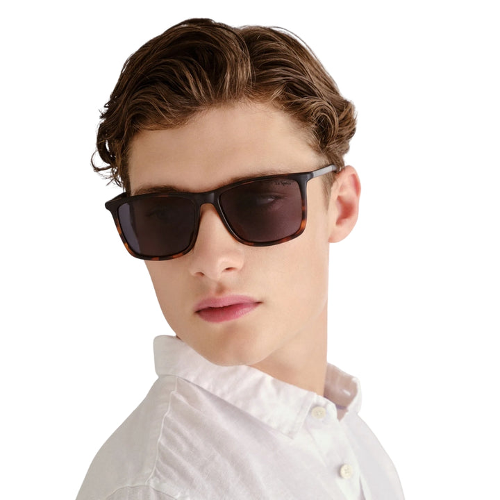 Le Specs Tweedledum Matte Tort Black