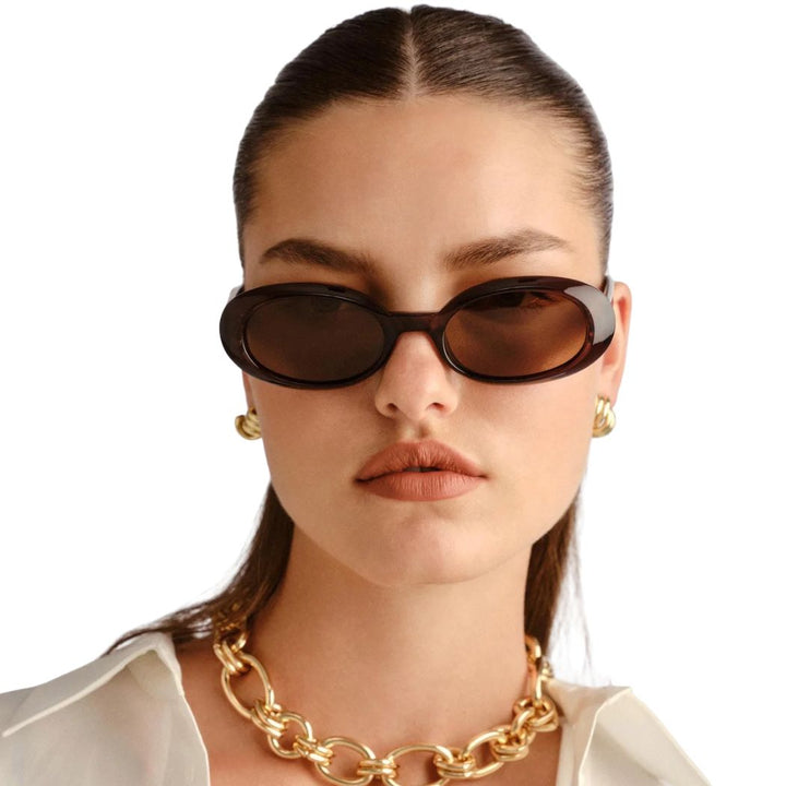 Le Specs Work It Cocoa Polar