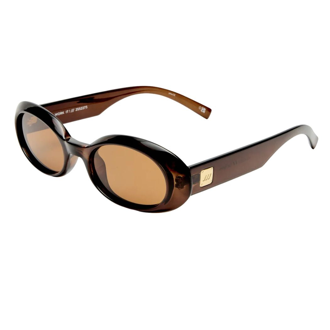 Le Specs Work It Cocoa Polar