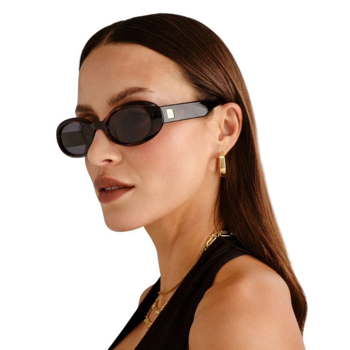 Le Specs Work It Dark Tort Polar