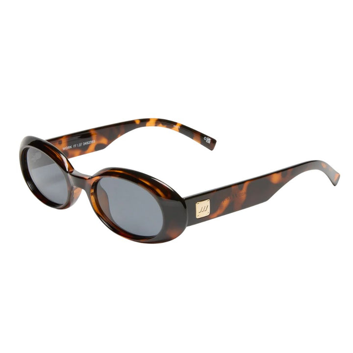 Le Specs Work It Dark Tort Polar