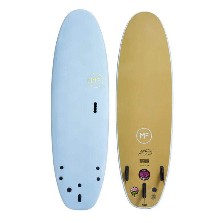 MF 6'6 Supersoft Tri Sky Blue Soy Softboard  