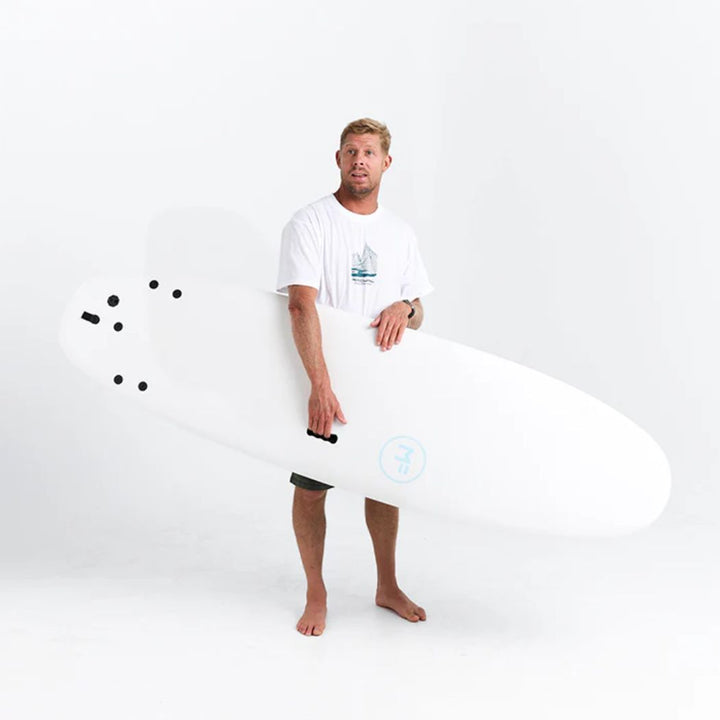 MF 8'0 Beastie Supersoft Tri White Teal