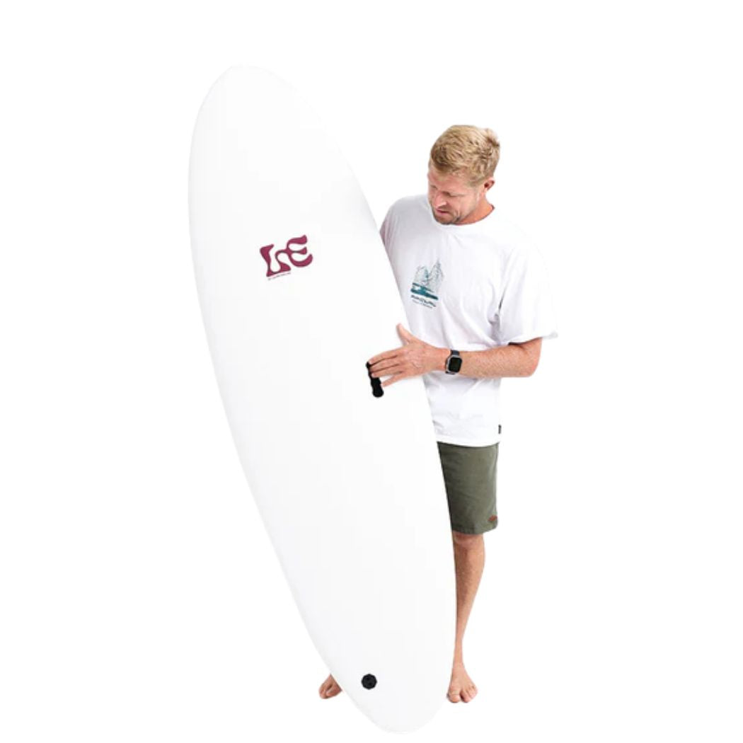 MF x Laura 6'6 Sugar Glider Super Soft White Maroon