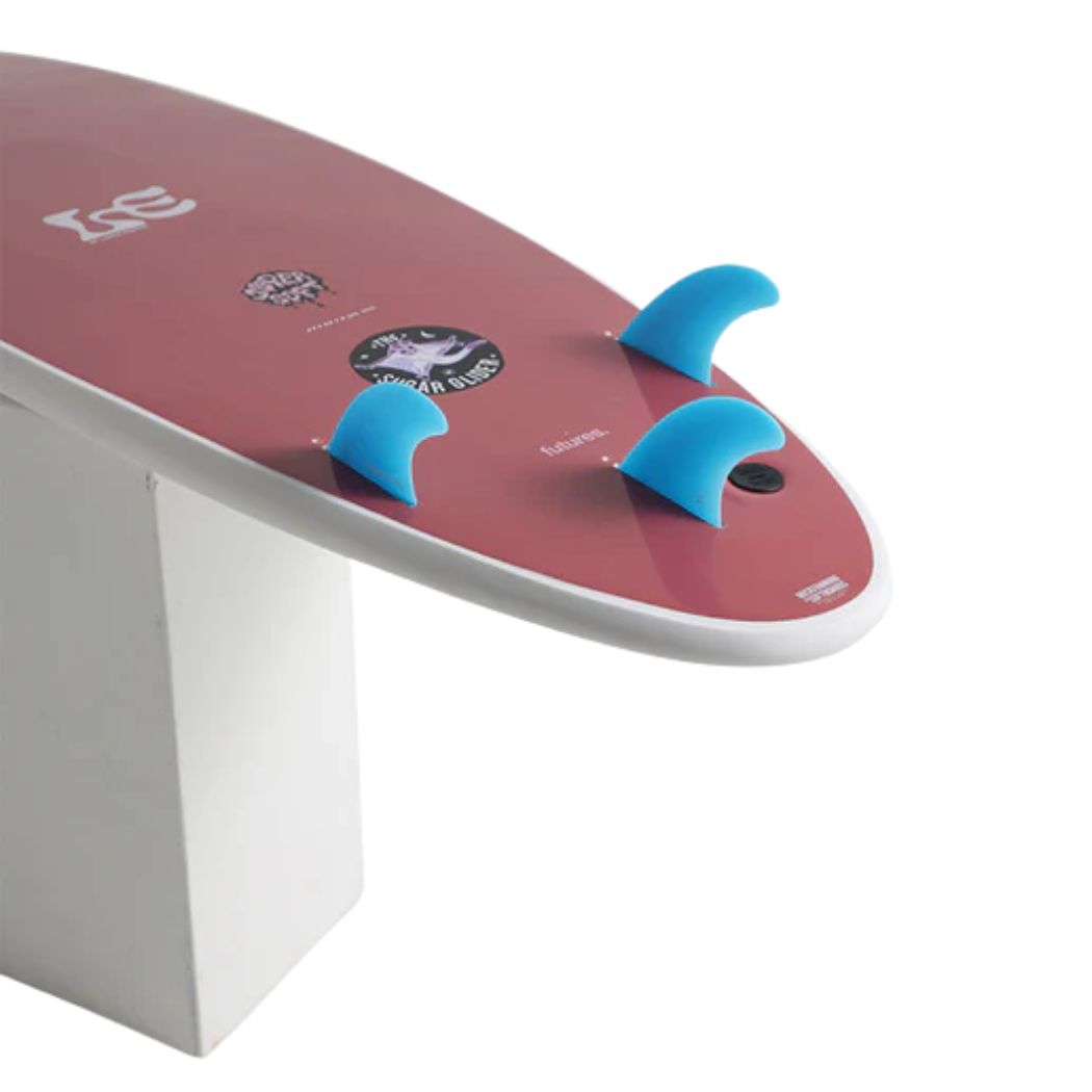 MF x Laura 6'6 Sugar Glider Super Soft White Maroon