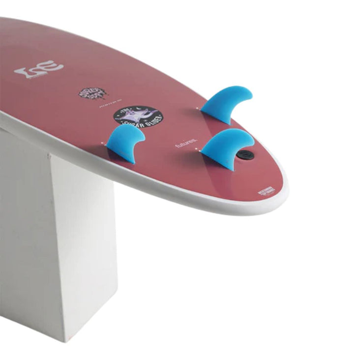 MF x Laura 6'6 Sugar Glider Super Soft White Maroon