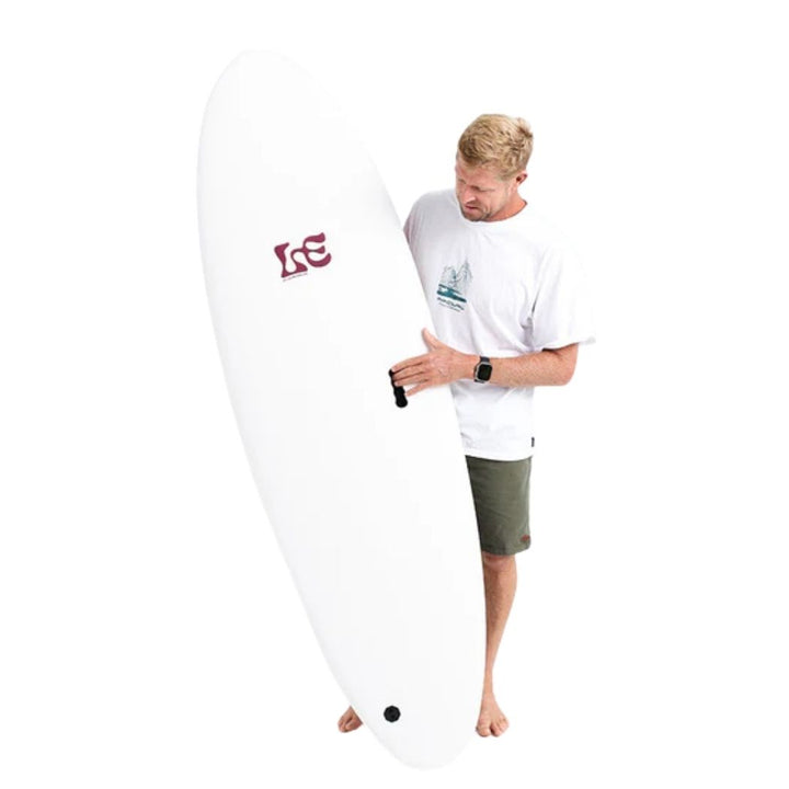 MF x Laura 7'6 Sugar Glider Supersoft White Maroon