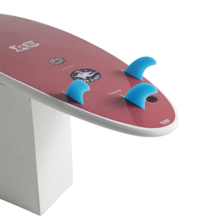 MF x Laura 7'6 Sugar Glider Supersoft White Maroon
