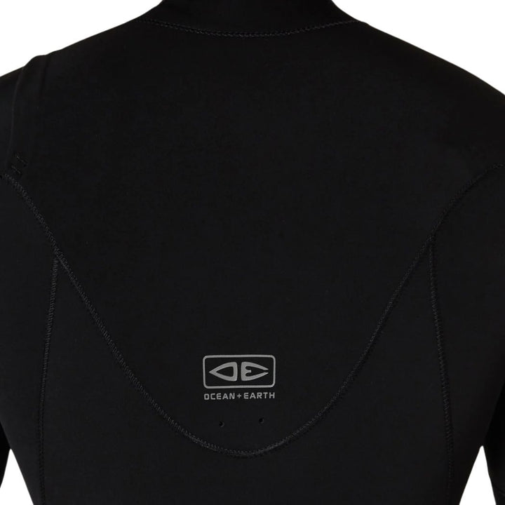 Mens Double Black Chest Zip Steamer 4 3mm