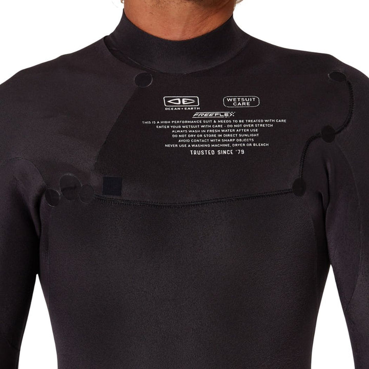 Mens Free Flex Chest Zip 3 2mm