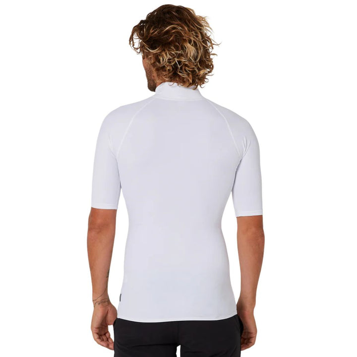 Ocean and Earth Mens Script Short Sleeve Rash Shirt