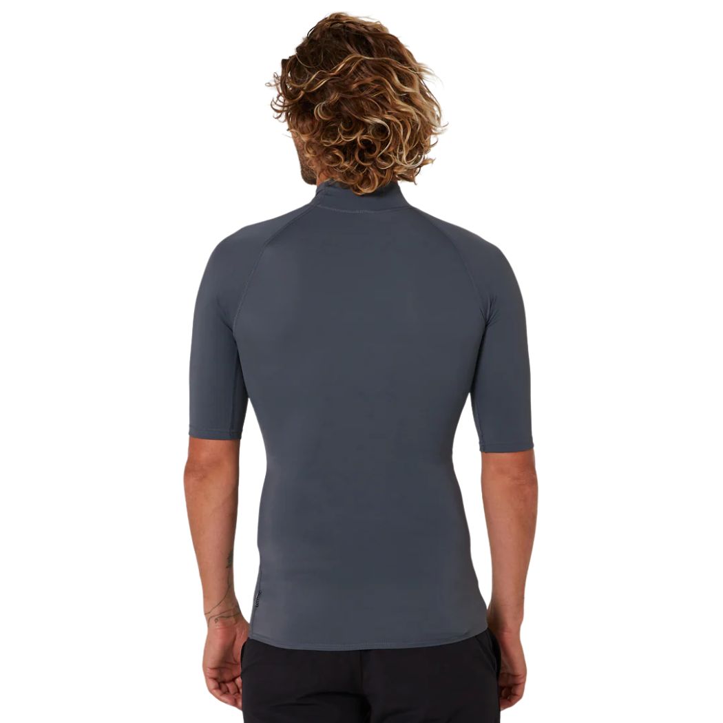 Ocean and Earth Mens Script Short Sleeve Rash Shirt