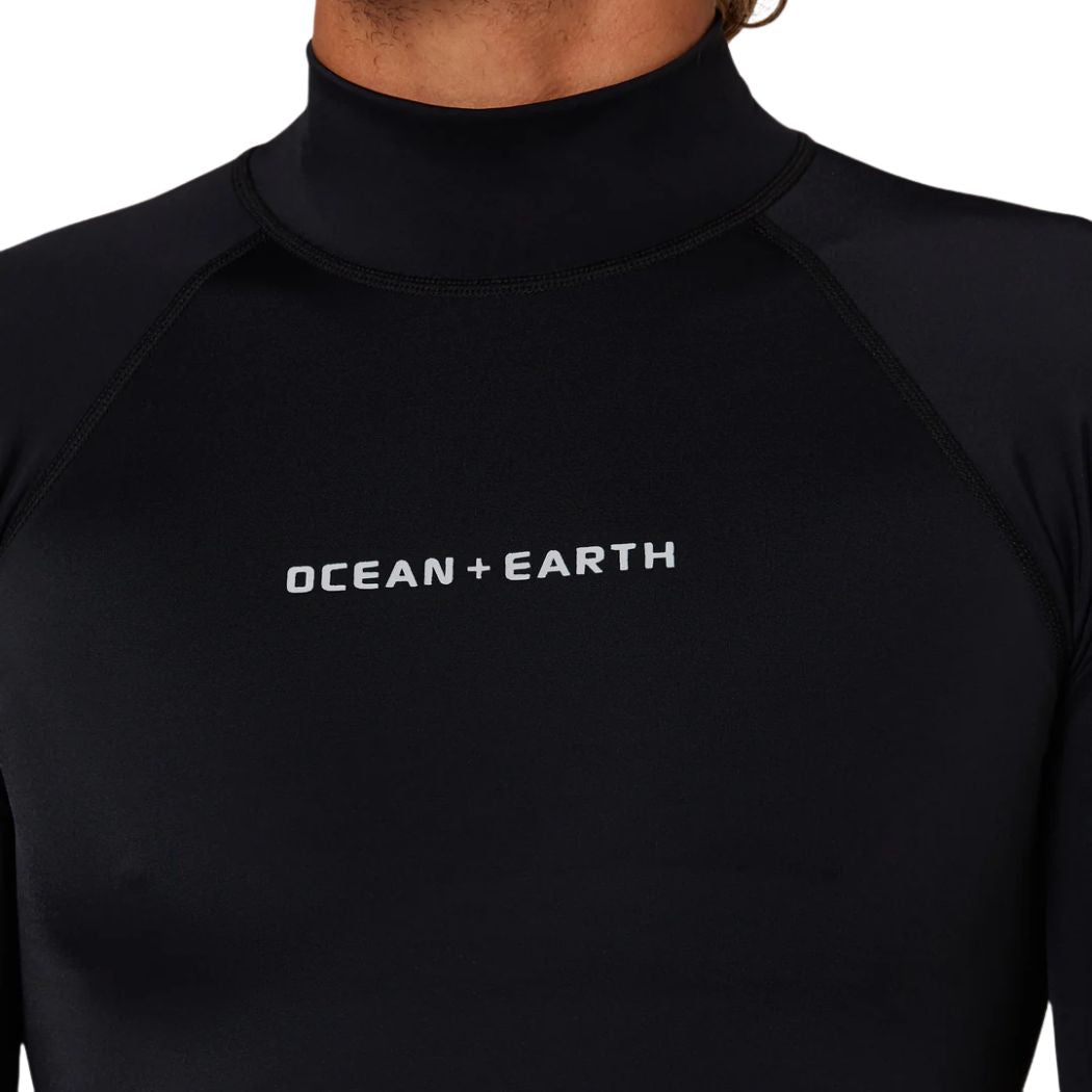 Ocean and Earth Mens Script Short Sleeve Rash Shirt