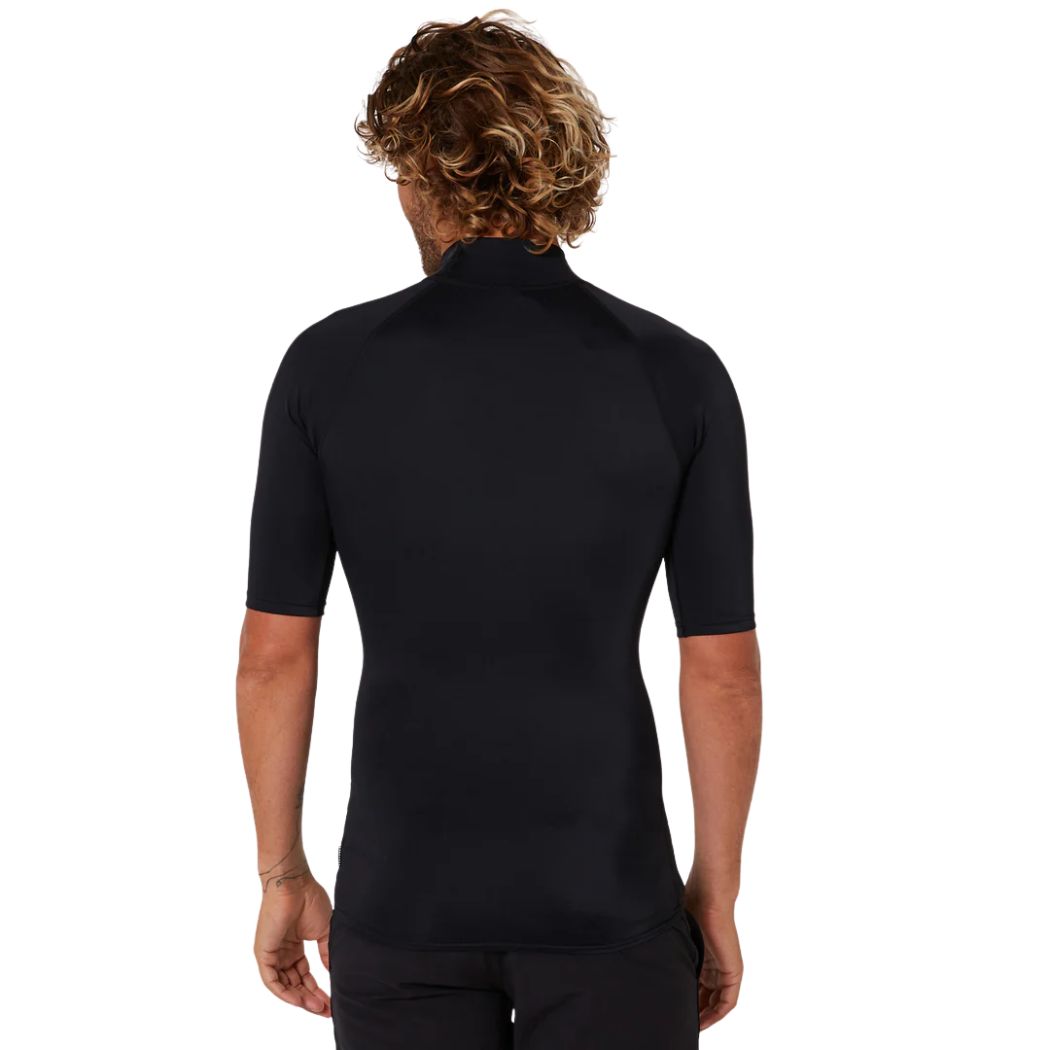 Ocean and Earth Mens Script Short Sleeve Rash Shirt