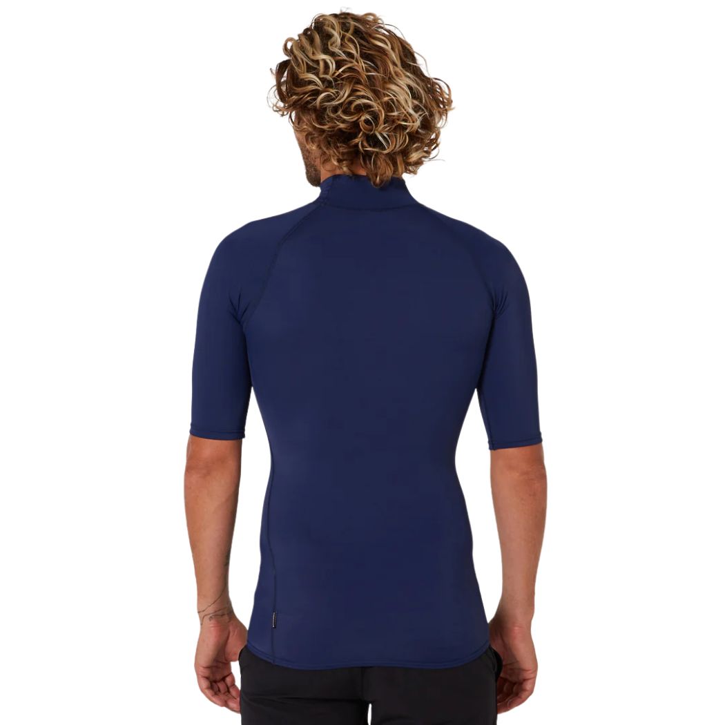 Ocean and Earth Mens Script Short Sleeve Rash Shirt