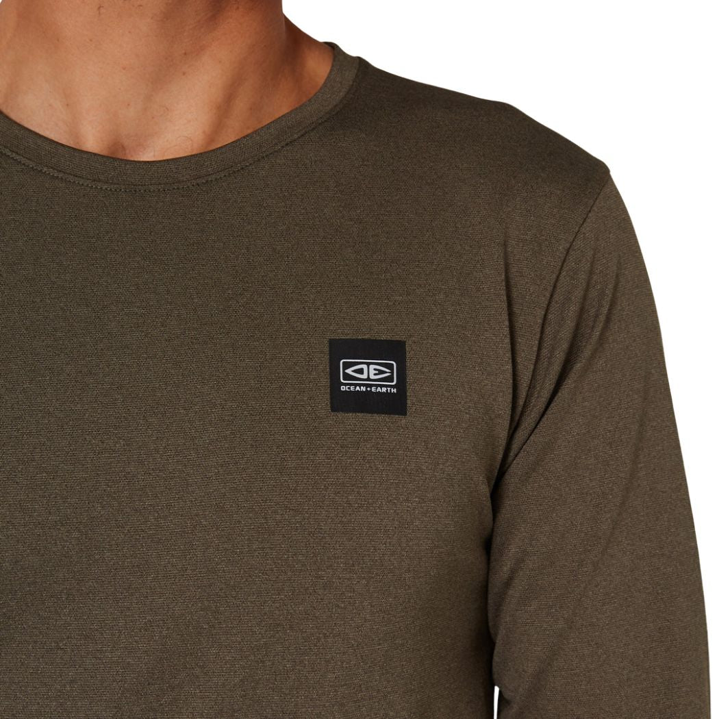 Ocean and Earth Mens Surf Long Sleeve Rash Shirt