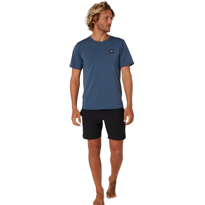 Ocean and Earth Mens Surf Short Sleeve Rash Shirt