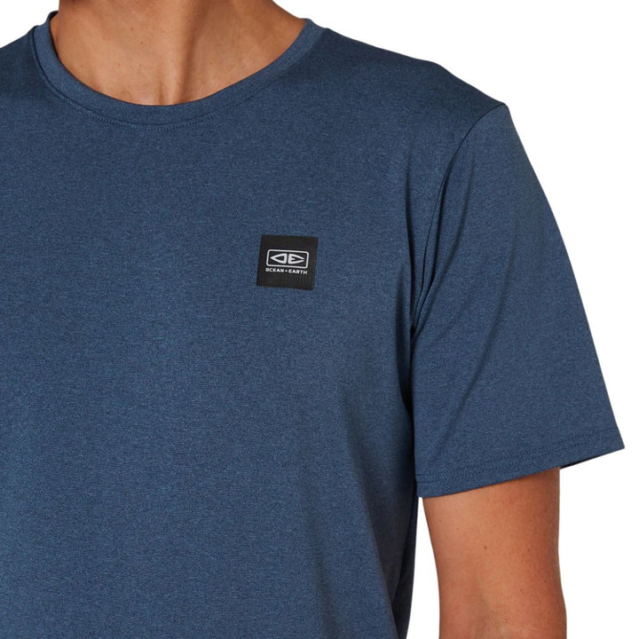 Ocean and Earth Mens Surf Short Sleeve Rash Shirt