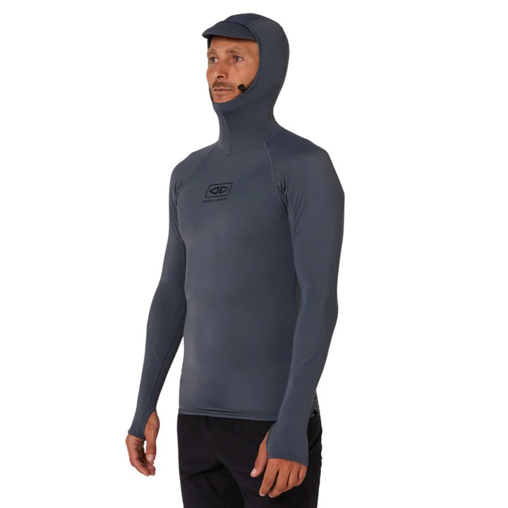 Ocean and Earth Mens Tropic Hooded Long Sleeve Rash Shirt